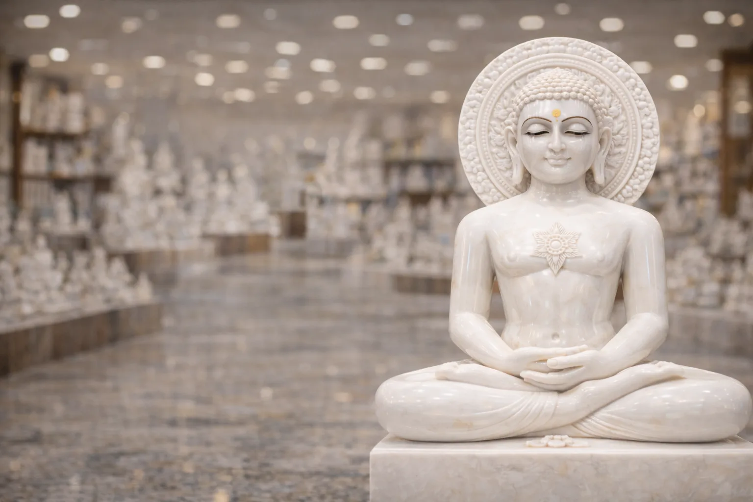 Worldwide delivery of handmade marble statues from Jaipur India